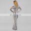 New Arrival Women Sexy Fall Bodycon Dresses Printed Long Sleeve Clubwear Party Casual Dress