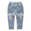 Kids Boy Girl Hole denim pants Children Long pant All Season Baby Girl casual trousers slim