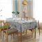 Washable Cotton Linen Tablecloth Tree-ring Pattern Table Cloth Wholesale