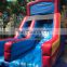 cheap monster fighting double lane fire truck inflatable water slide