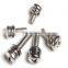 SUS 201 202 304 316 316L m3 Phillips Pan Head machine screw/bolt with collar