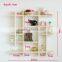 Accept OEM unfinished wooden wall decorative shelf unit
