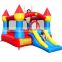 Commercial inflatable kids jumping air bouncer castle playground slide for sale
