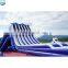 Factory manufacture crazy 6 lanes high waterfront park inflatable giant slide