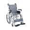 Hospital medical disabled equipment outdoor transfer aluminum manual folding wheelchair