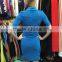 2015 new bodycon women blue wave pattern elegant rayon bandage Dress celebrity party short sleeve dress wholesale dropshipping