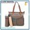 Brown Canvas New Baby Bag 2016 with Changing Mat