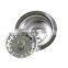 Kitchen Sink (3-1/2 Inch) Stainless Steel Drain Assembly With Strainer Basket And Rubber Stopper