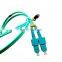 15M Duplex Multi mode MM OM3 50/125um PVC Jacket Cable 3.0mm FC-SC Fiber Optic Patch cord