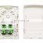 2 Cores FTTH Fiber Optic Face Box Fiber Face Plate Panel Terminal Box Faceplate Outlet 2 port fiber box