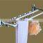 stainless steel double folding towel rack / towel shelf / towel rail