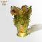 Wholesale liuli Crystal Rose Flower Vase For Wedding Centerpiece Decor