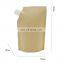 China top spout biodegradable liquid bag/250ml Spout Pouch/clear stand-up Water Pouch