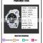 SKMEI Brand 1155B Custom Analog Led Digital Watches Men Waterproof Watch