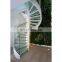 Customized wrought iron spiral staircases