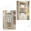 Luxury Solid Wood Custom Cloakroom Wardrobe Cabinet Walkin Closet