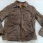 Men's washed distressed retro vintage sheepskin leather suede JACKET