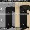 Heavy Duty Floating Shelf Brackets Support Wall Mounted Brackets Matt Black Decorative Shelves