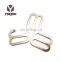 Fashion High Quality Metal Alloy Flat Rectangular Ring