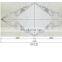 top quality price of italian statuario marble book match tile
