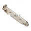Large 25mm Silver Gold Metal 3 Holes Safety Pin Brooch With Connectors
