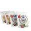 Plastic resealable zipper 250g wheat flour powder stand up bag