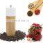 Bamboo Wood 6 Inch Salt Grinder Black Pepper Mill Set For Cooking
