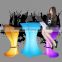 Wedding Supplies Home Bar Outdoors LED Cocktail Table Living Room Furniture Chair LED Bar Tables