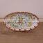 Hot Sale Wholesale 2022 Rattan Ceramic Tray, Serving Trays Natural Tray Basket for Breakfast Wholesale