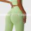 Custom Seamless High Waist Yoga Leggings Fall Adjustable Drawstring Sports Pants