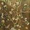 Gold foil and silver foil wallpaper