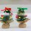 Artificial winter jasmine spray/Spring artificial flowers wreath for outdoor decoration.