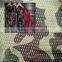 breathable tricot camouflage printed mesh fabric