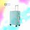 Luxury Metal Hard Shell Spinner Suitcase Travel Trolley Case PC Luggage with 360 Degree Wheels with Tsa Locks