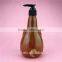 transparent christmas item plastic reindeer decorative bottles for shampoo/skin care/hand soap