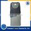 Wholesale mens plain tanktops with mesh cotton jointing