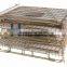 Industrial storage steel wire mesh container