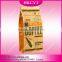Factory Price Flat Bottom Kraft Paper Bag for Coffee Beans 250g