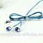 metal silent party earphone earbuds headphones with mic for mp3 mp4