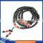 8mm black Obsidian and cinnabar 108 mala beads buddhist prayer beads
