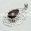 Empress Stripped Onyx 925 Sterling Silver Pendant, Handmade Silver Jewellery, Indian Silver Jewellery
