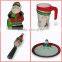 Wholesale christmas ceramic santa salt and pepper shaker