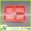 Food grade PP colored disposable plastic cookie container