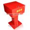 red color acrylic donation box, manufacturer donation box. high quality acrylic donation box