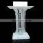 Acrylic lectern with crystal column/ cheap acrylic pulpit