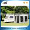 new style design 4x4 off road caravan for camping side awning with detachable walls