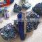Natural different colours of small aura drilled raw crystal points