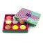 Custom made matt laminated gift box with clear lid