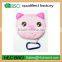 HL-PB185 custom reusable Shopping Tote Bag - Folded into a Piggy Face - Pink