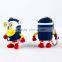 Wholesale Creative Cartoon Character LED light flash keychain